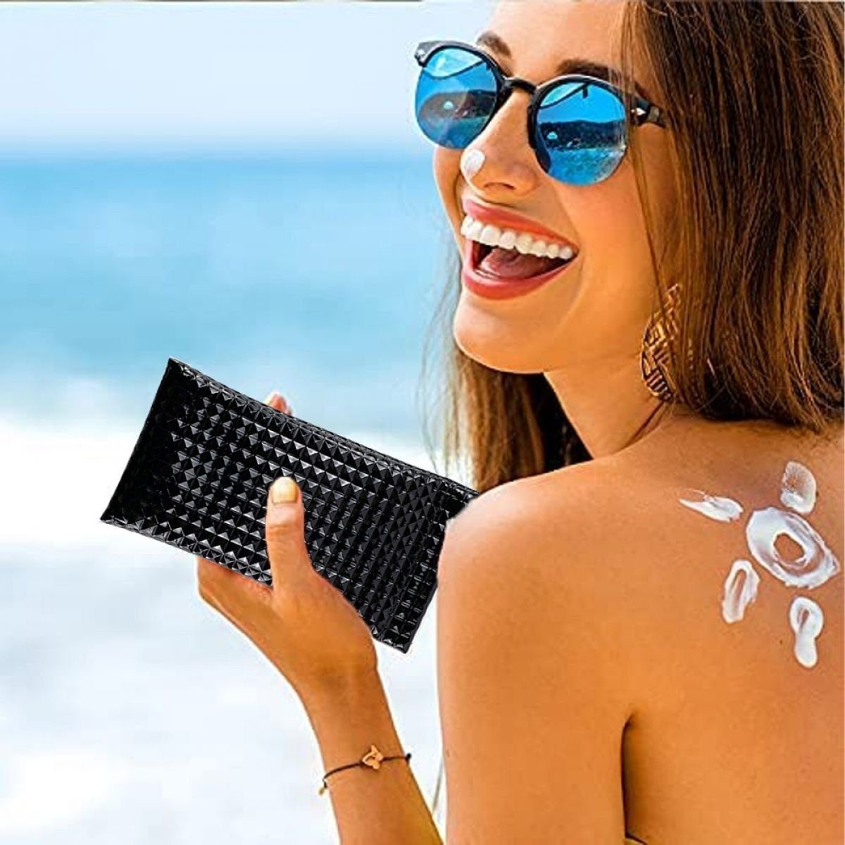 LENBEST Brillenetui Brillenetuis, Tragbaren brillen Tasche, Slip in Soft Brillen Beutel