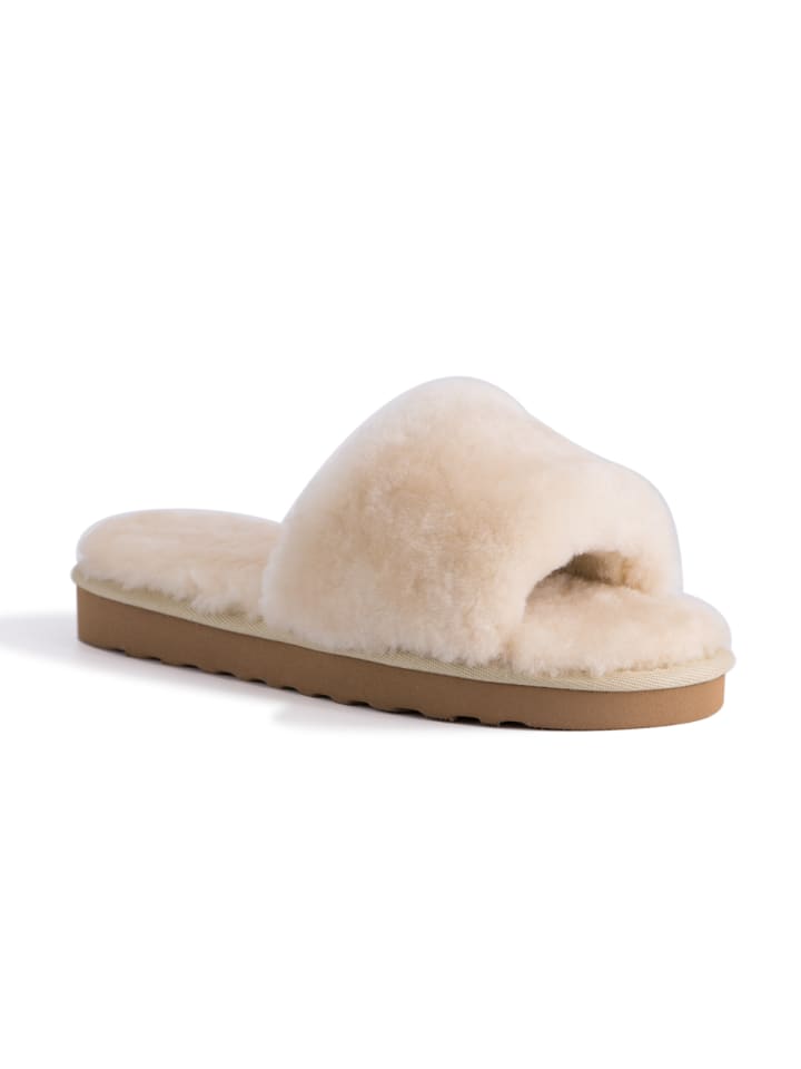 Aus Wooli Slipper Rosebay in Tan günstig kaufen 41