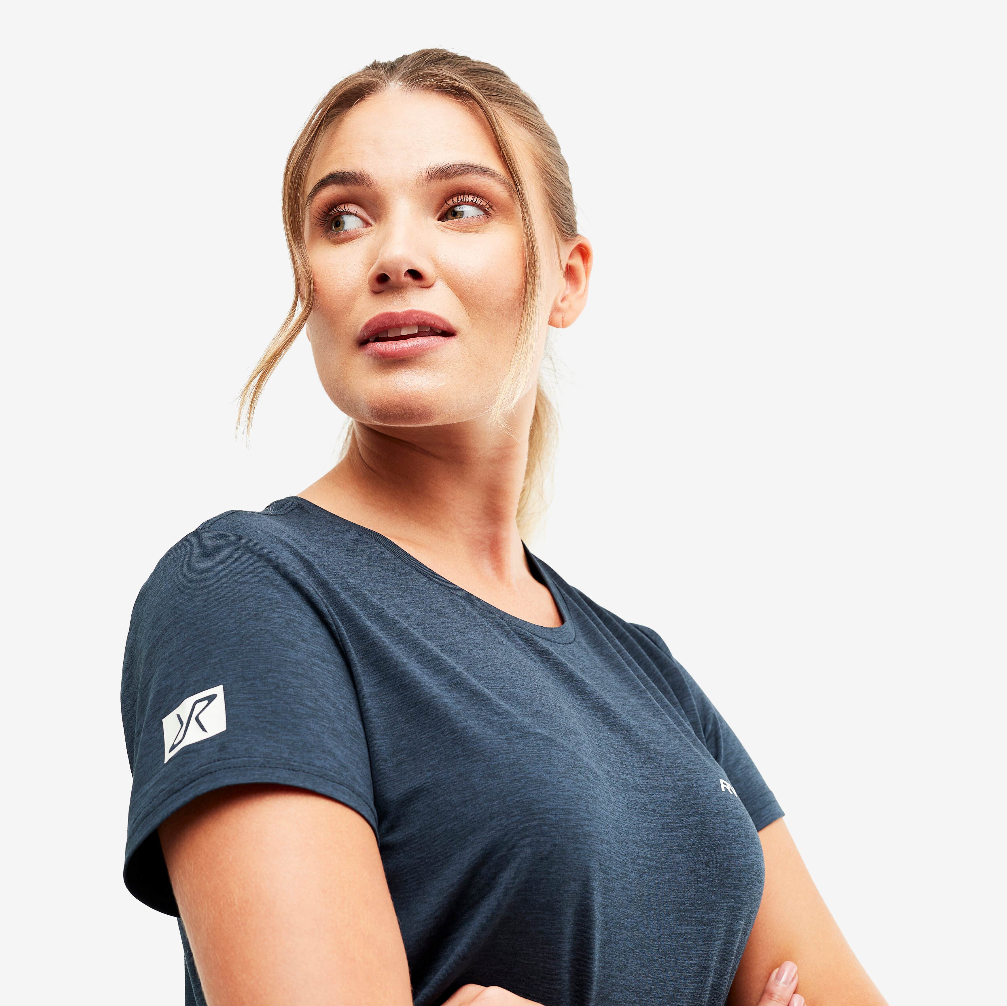 Vagabond Tee Femme Navy Melange