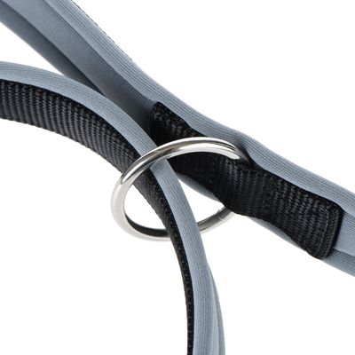 HUNTER Neopren Führleine schwarz/grau