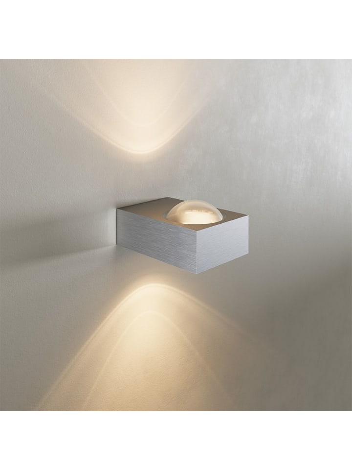 s.LUCE Wandleuchte Beam X eckig up & down modern in Aluminium günstig kaufen 8 cm