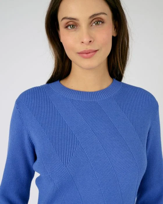 Pull jeu de côtes fantaisie