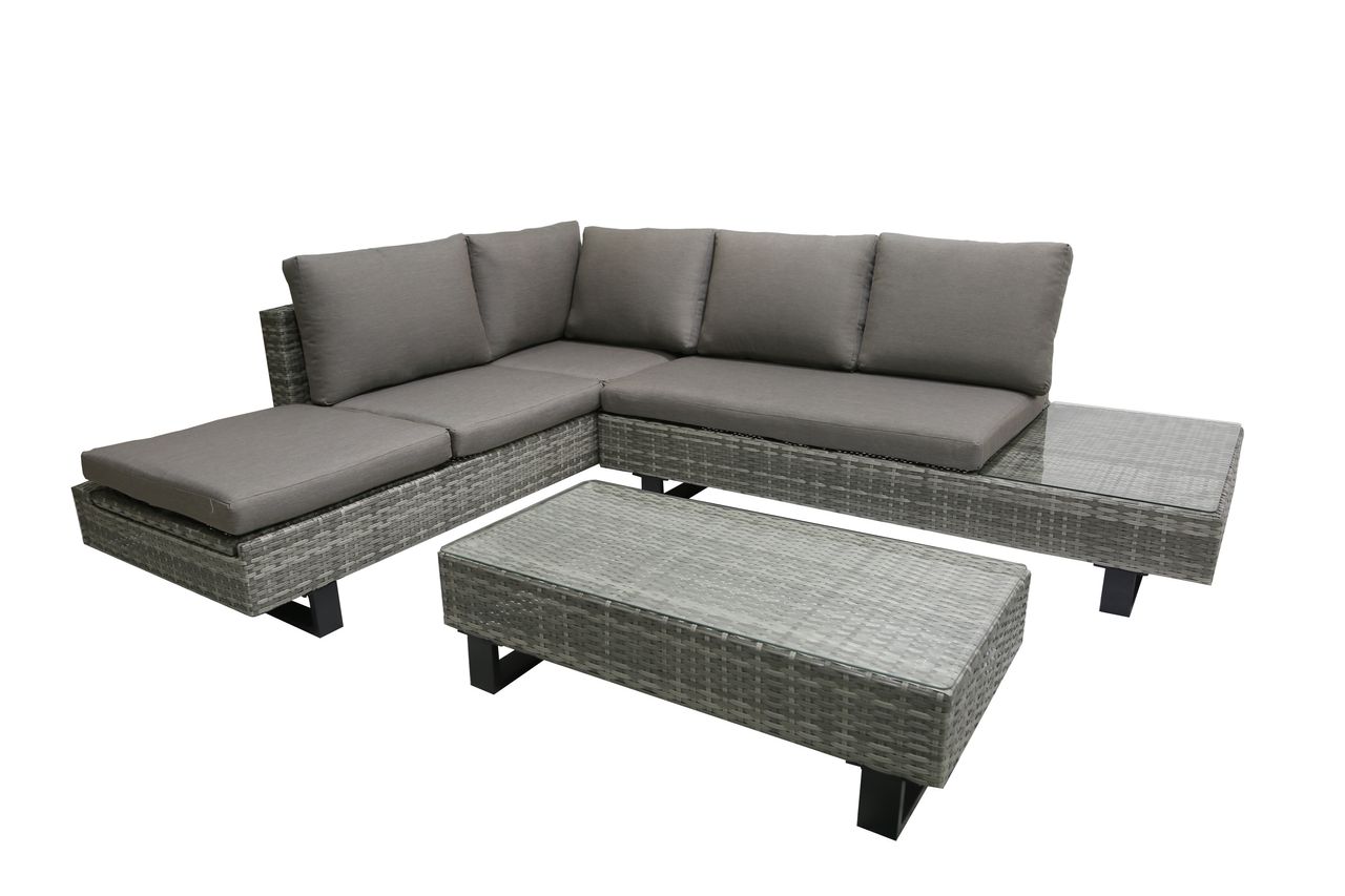Garden Pleasure Lounge-Eckgruppe CADIZ, 3-tlg.