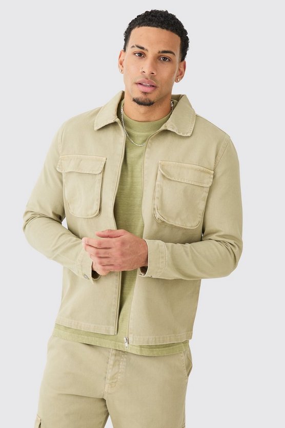 Twill Cargo-Overshirt & Hose