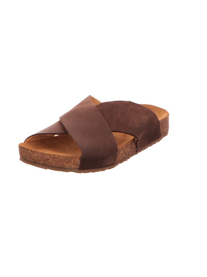 HAFLINGER Pantolette in braun günstig kaufen