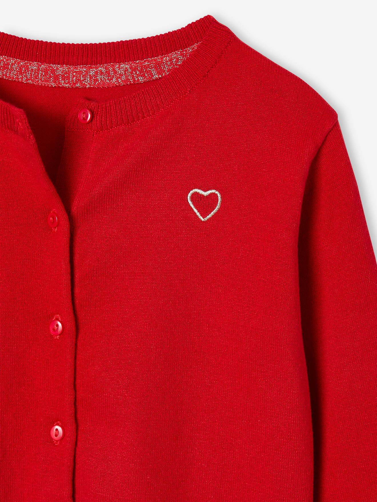 Vertbaudet Mädchen Strickjacke  BASIC, personalisierbar Oeko-Tex - nachtblau