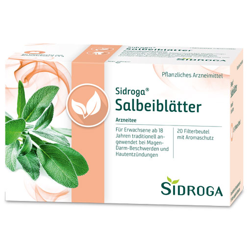 SIDROGA Salbeiblätter Tee Filterbeutel  20X1.5 g  Tee
