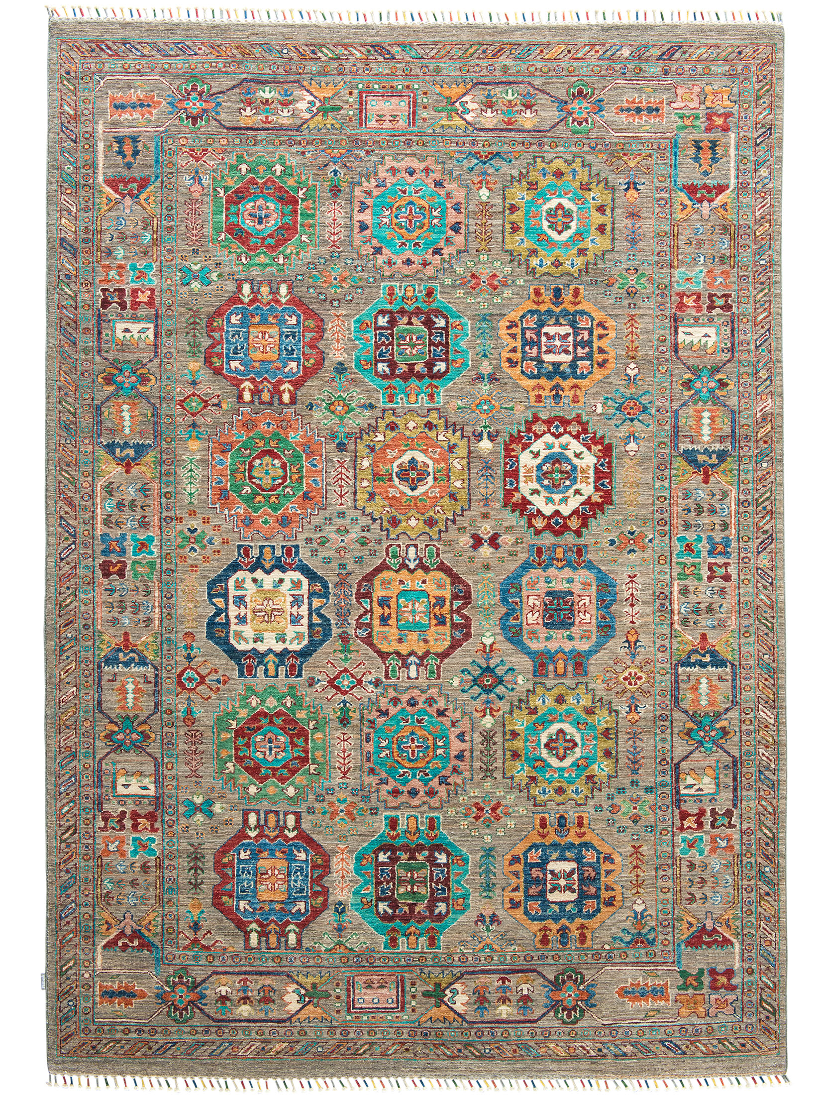 Kazak Ghazni ca. 171 x 238 cm, Unikat / Einzelstück