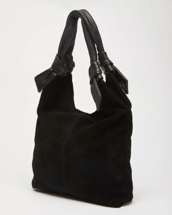 Sac en croûte de cuir aspect suédé