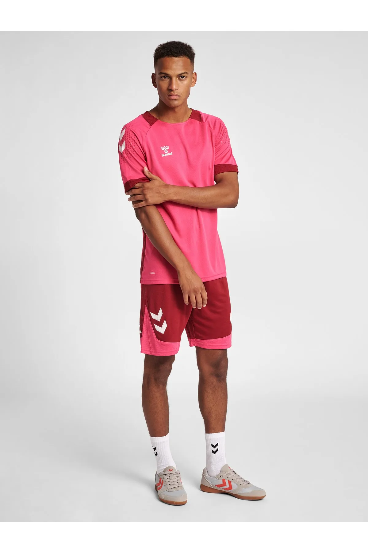 hummel  hmlLEAD S/S POLY JERSEY