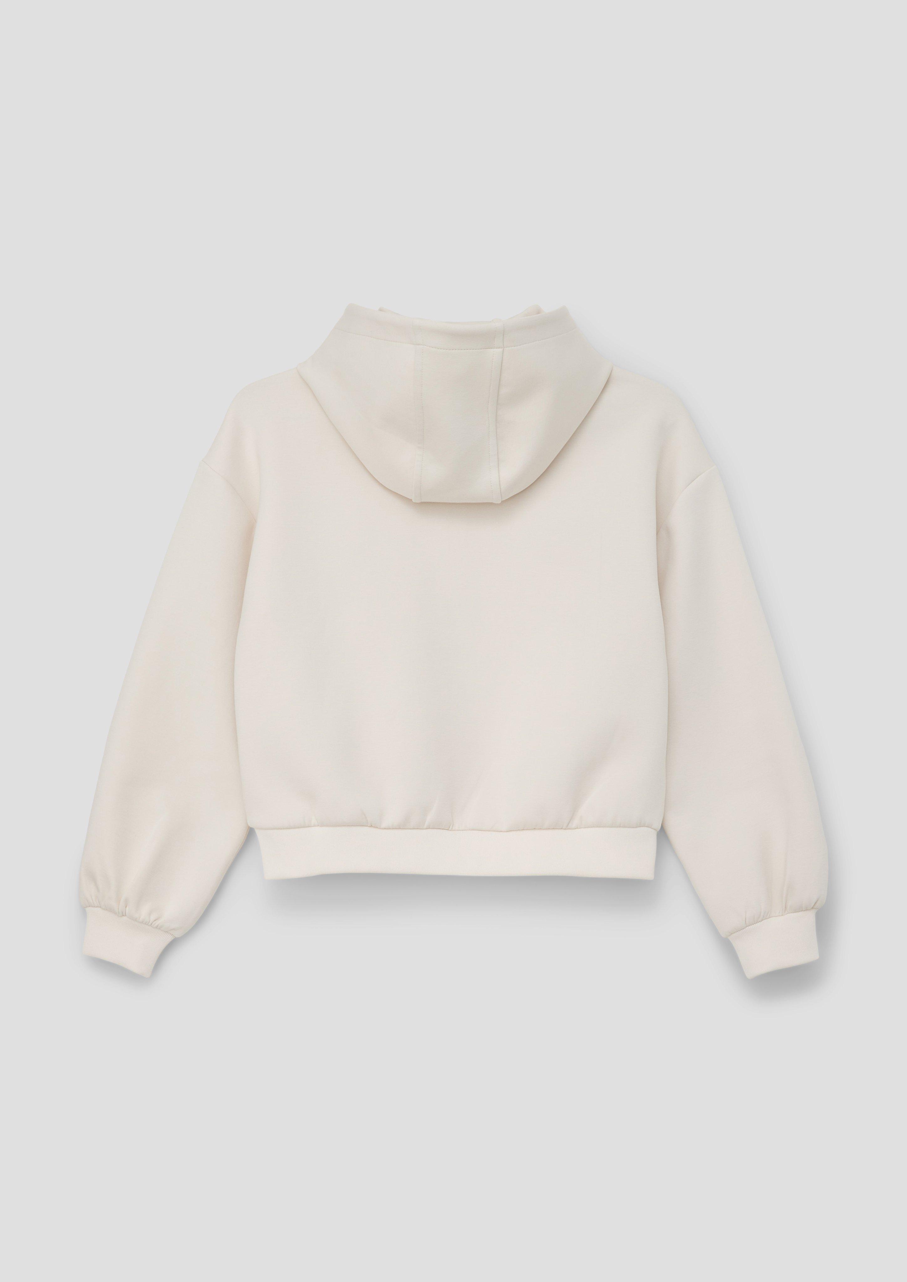 Sweatshirt-Jacke aus Scuba  2140217-0330