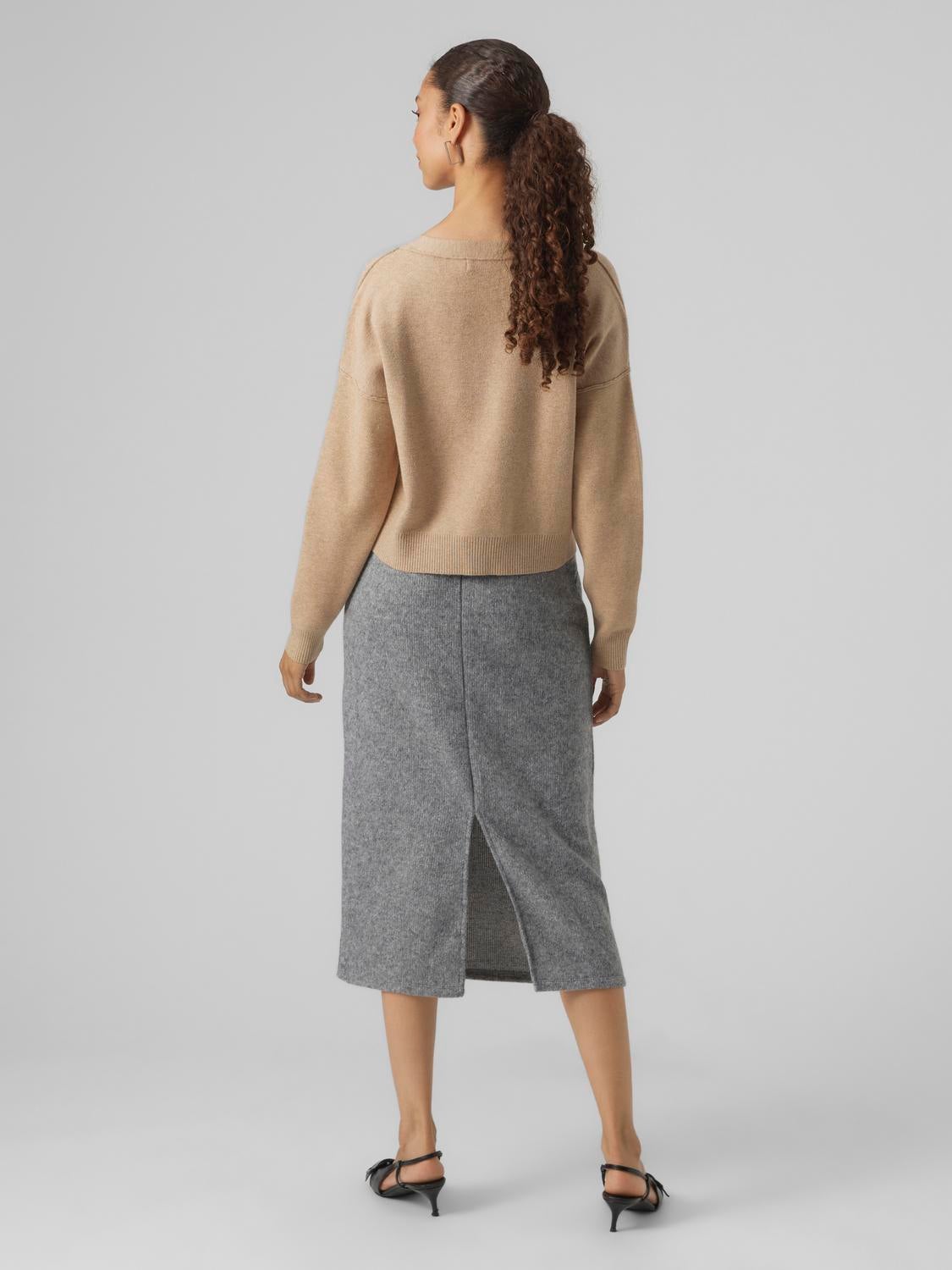 VMBLIS Hohe Taille Midirock
