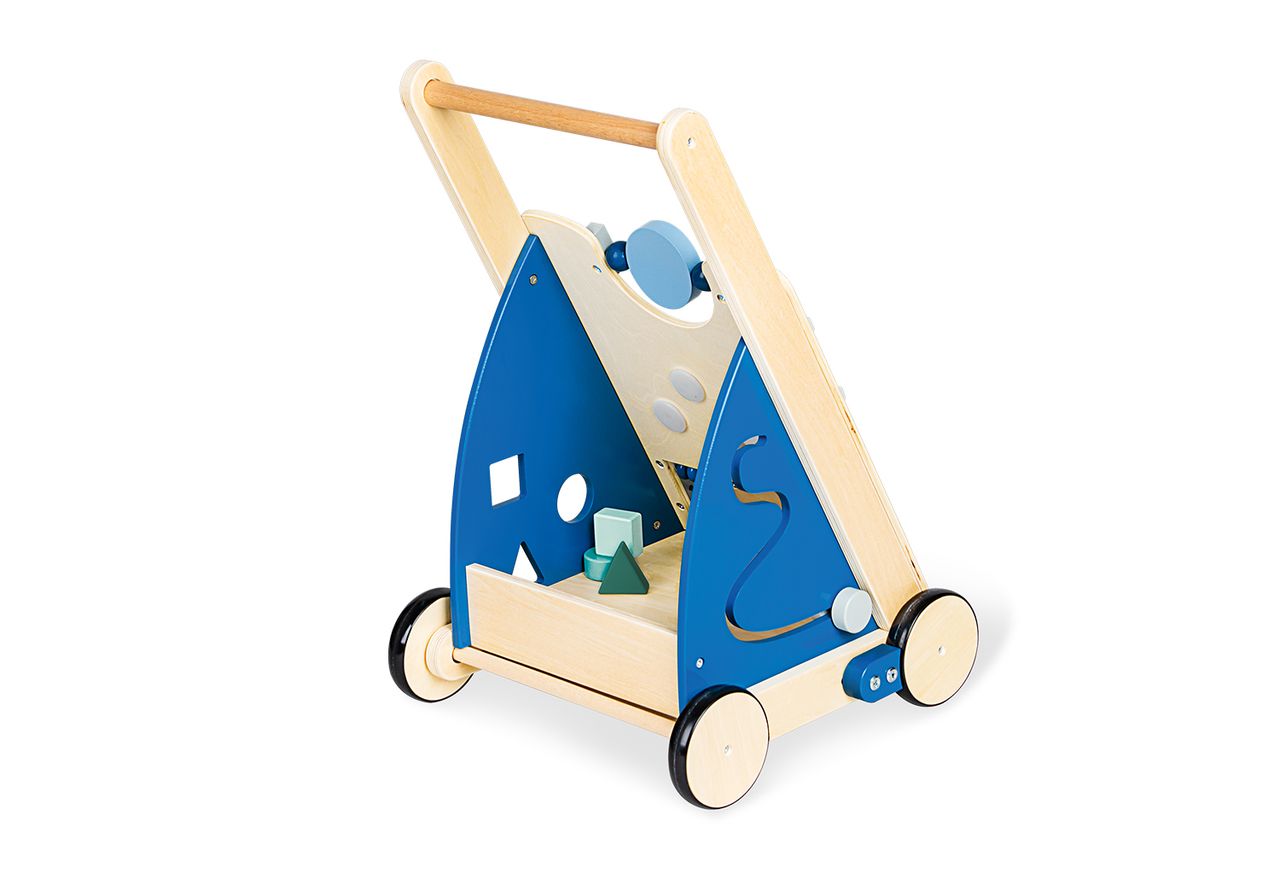Pinolino Kinderträume Pinolino Activity-Lauflernwagen Titus, blau