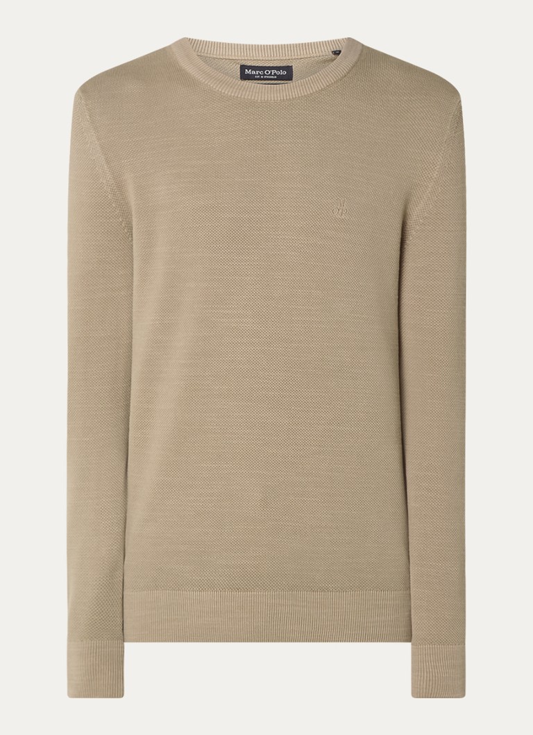 Marc O'Polo Fine-knit organic cotton pullover