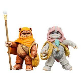 Star Wars: Ewoks Vintage Collection Actionfiguren Wicket W Warrick & Kneesaa 10 cm