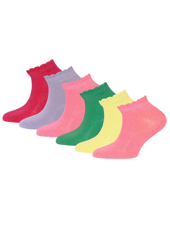 ewers 6er-Set Sneaker Socken 6er Pack Uni in rosa/pink günstig kaufen