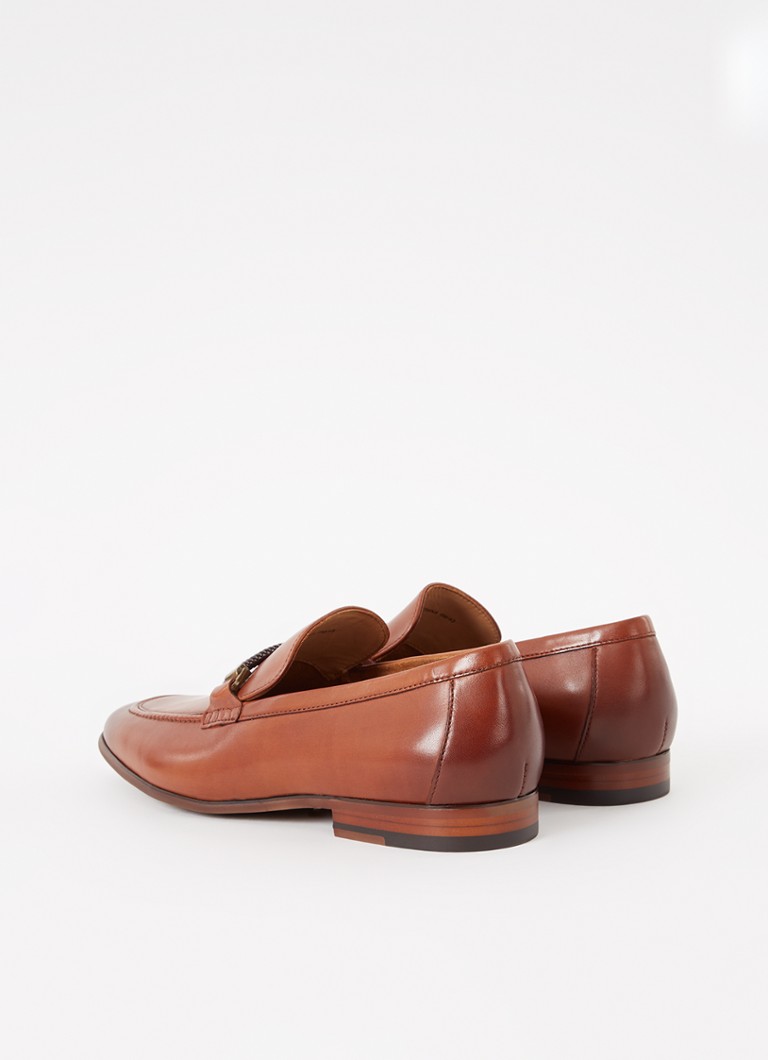 Dune London Scilly Loafer aus Leder mit Pferdegebiss