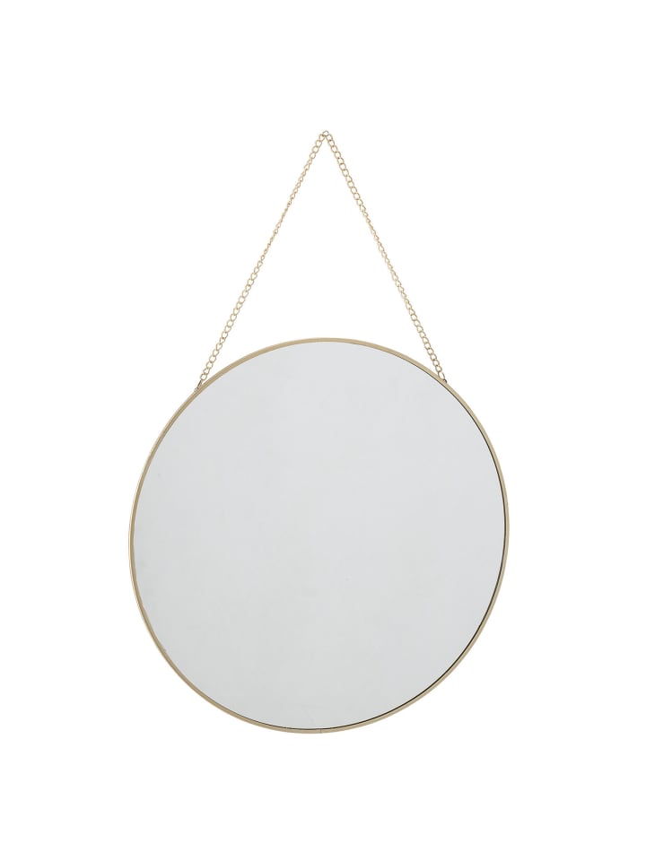 Bloomingville Spiegel Rund Gold mit Kette günstig kaufen onesize
