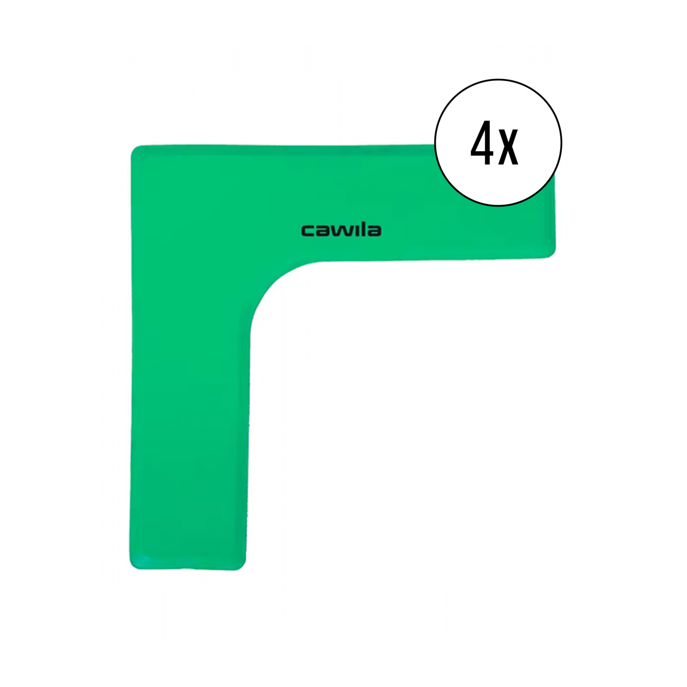 Cawila Marker-System Ecke 27 x 27 x 7,5cm 4er Set Grün