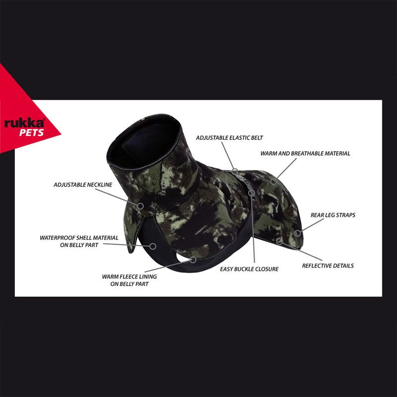 Rukka Comfy Pile Jacke, camouflage zu TOP-Preisen