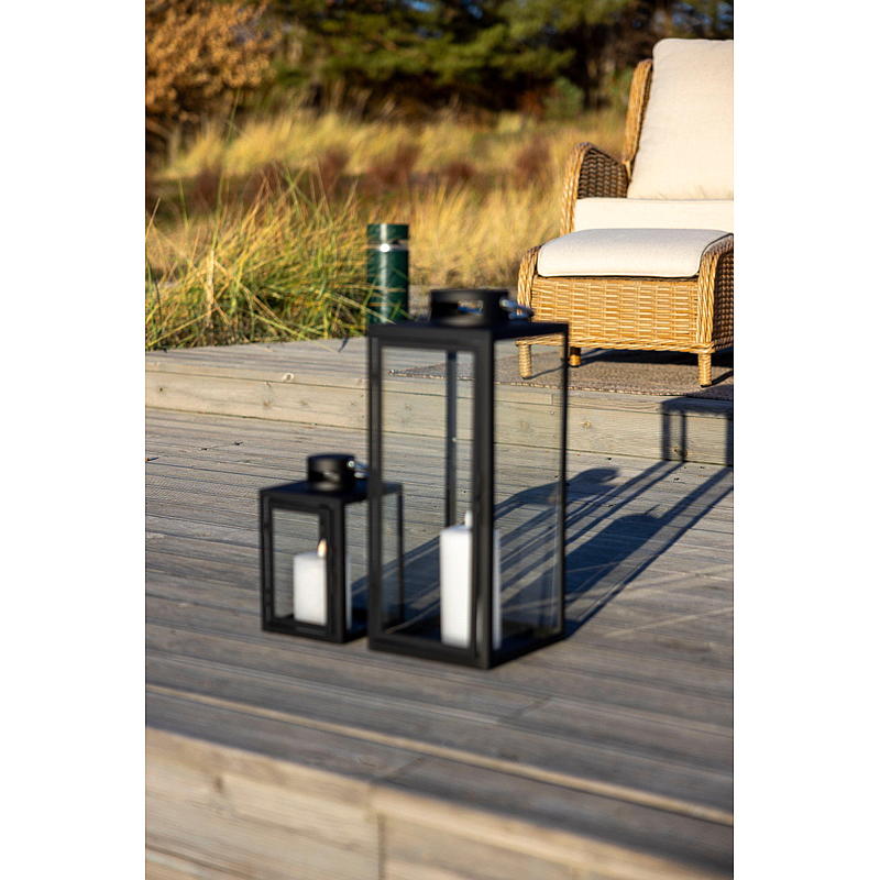 Home Lykt Slettnes 14x14x25 cm sort