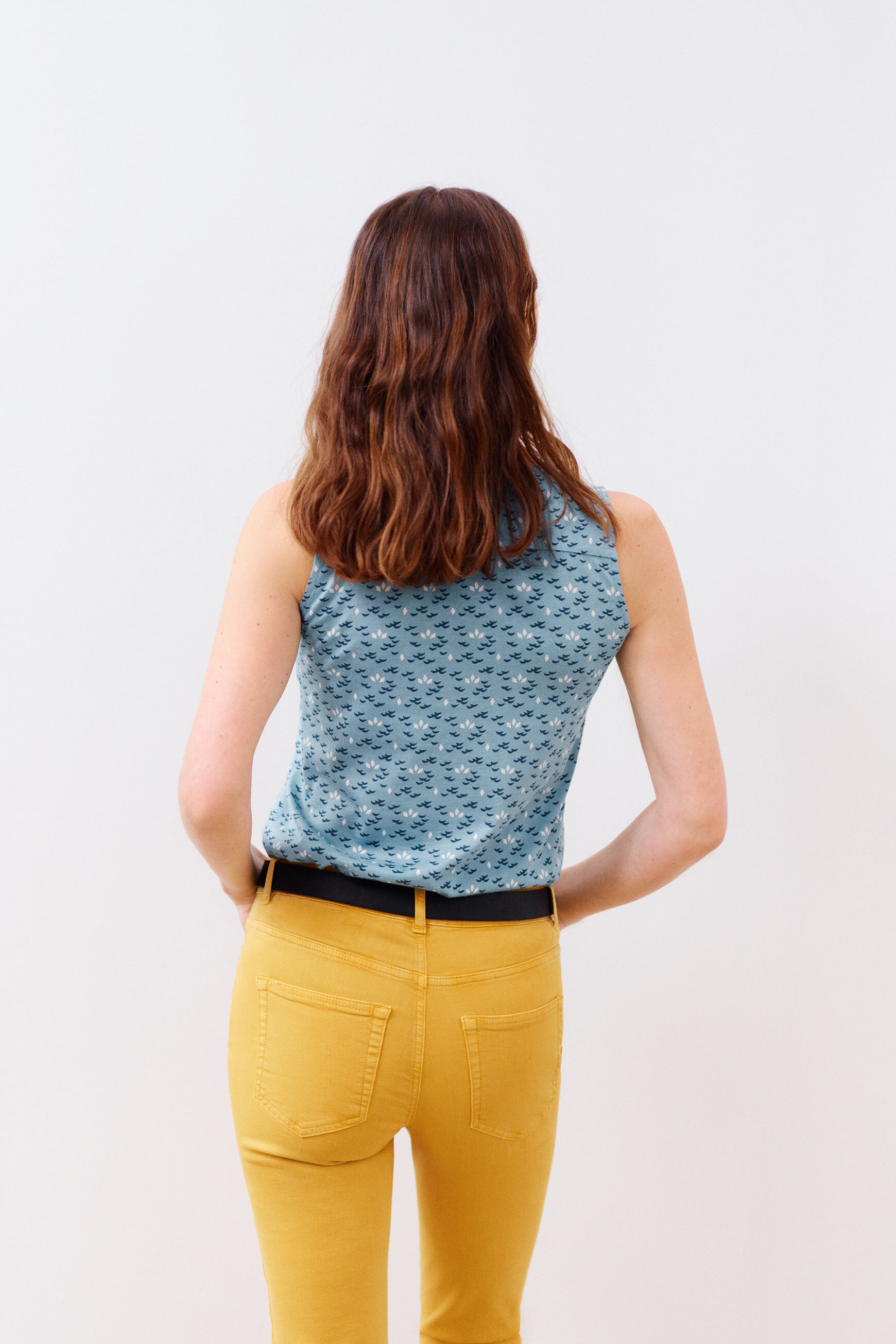 pantalon miami jaune fonce femme