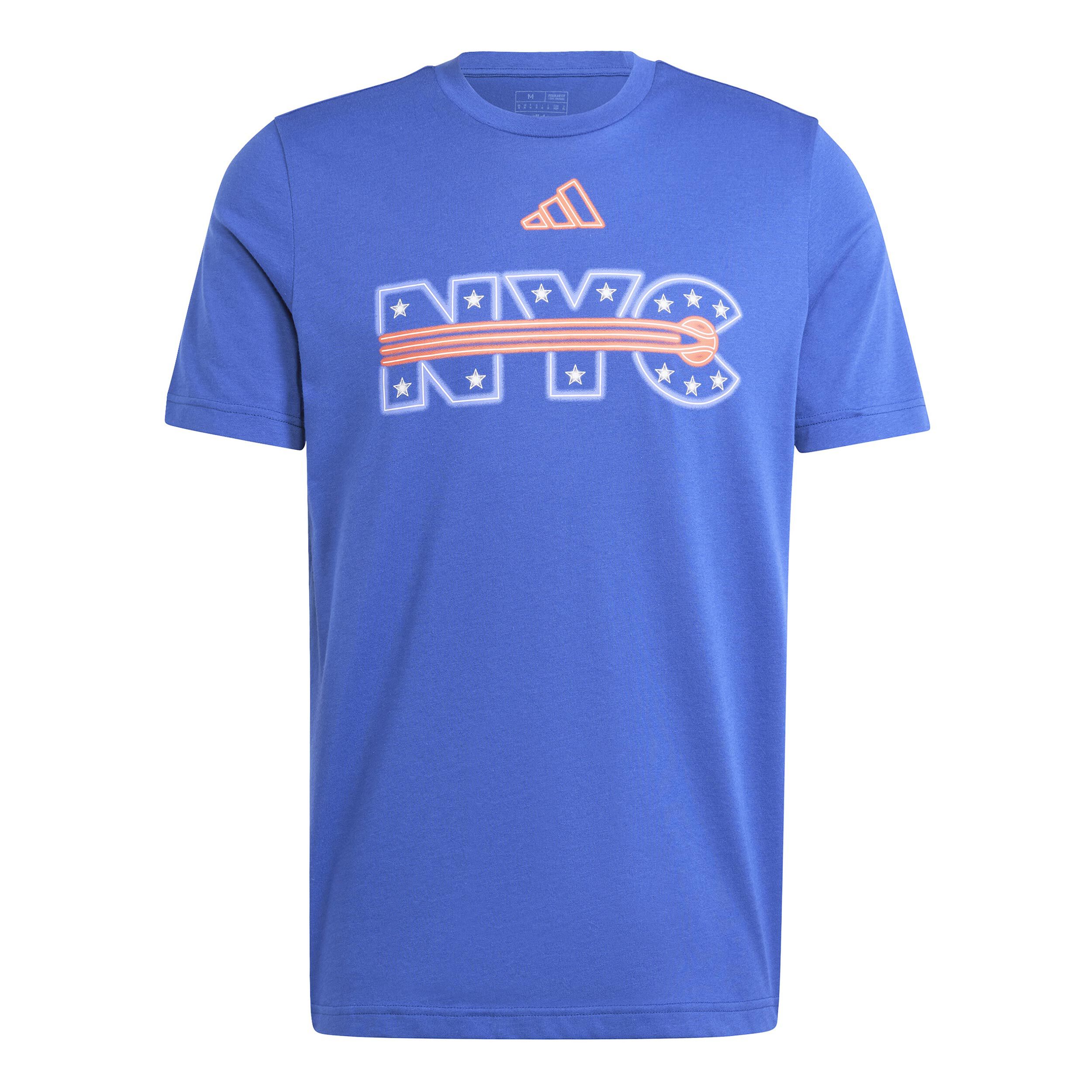 Tennis New York T-Shirt Herren - Blau, Mehrfarbig