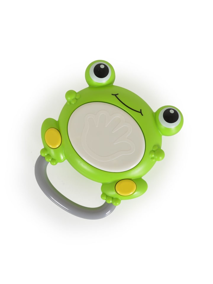 Moni Musikspielzeug Trommelfrosch in grün günstig kaufen onesize