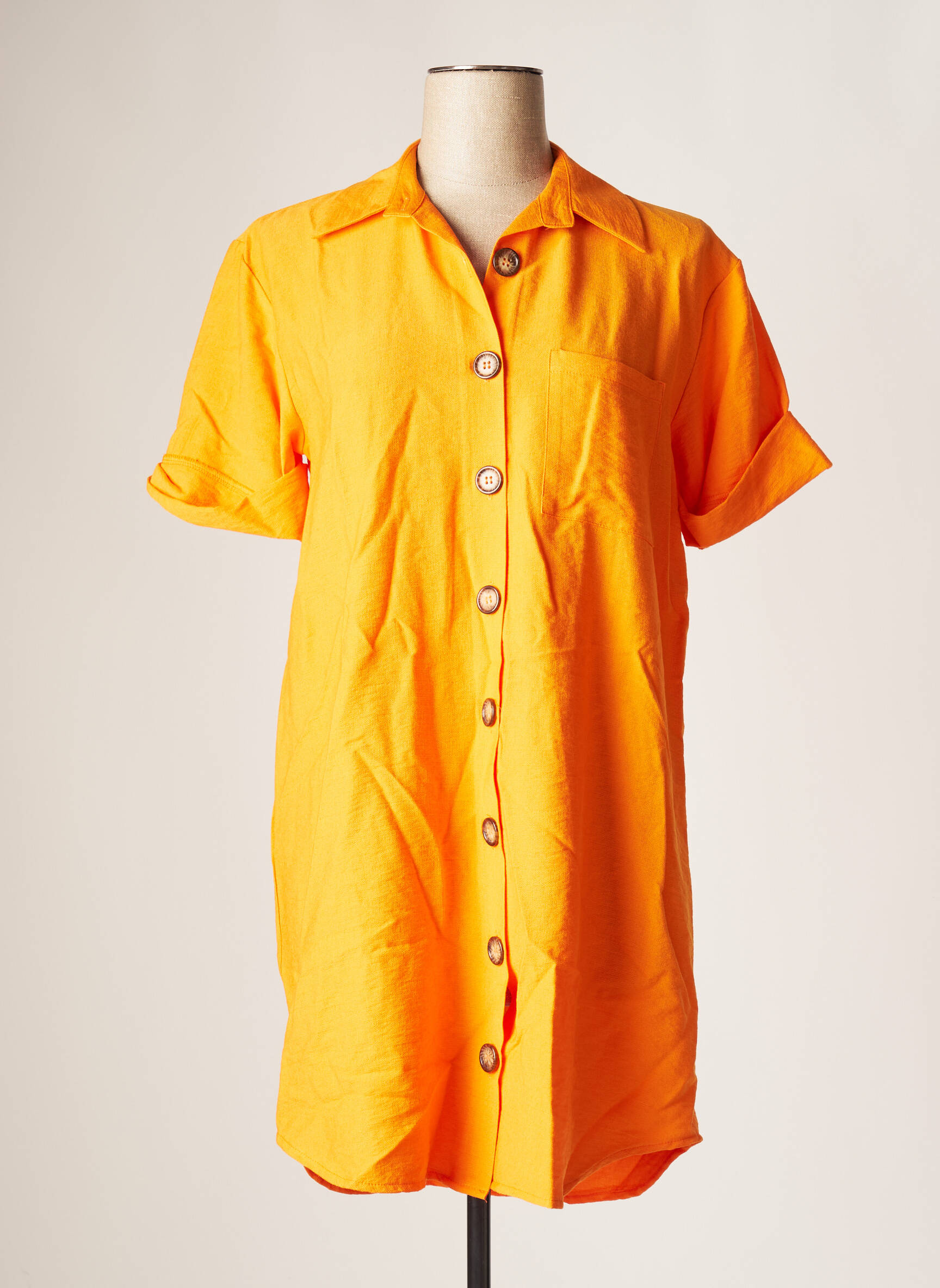 Bobbie Bob Tuniquemanchecourte Femme couleur orange