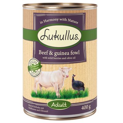 Lukullus Naturkost Adult Getreidefrei 6 x 400 g