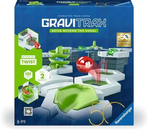 Ravensburger GraviTrax Action-Set Twist 50 year blue triangle