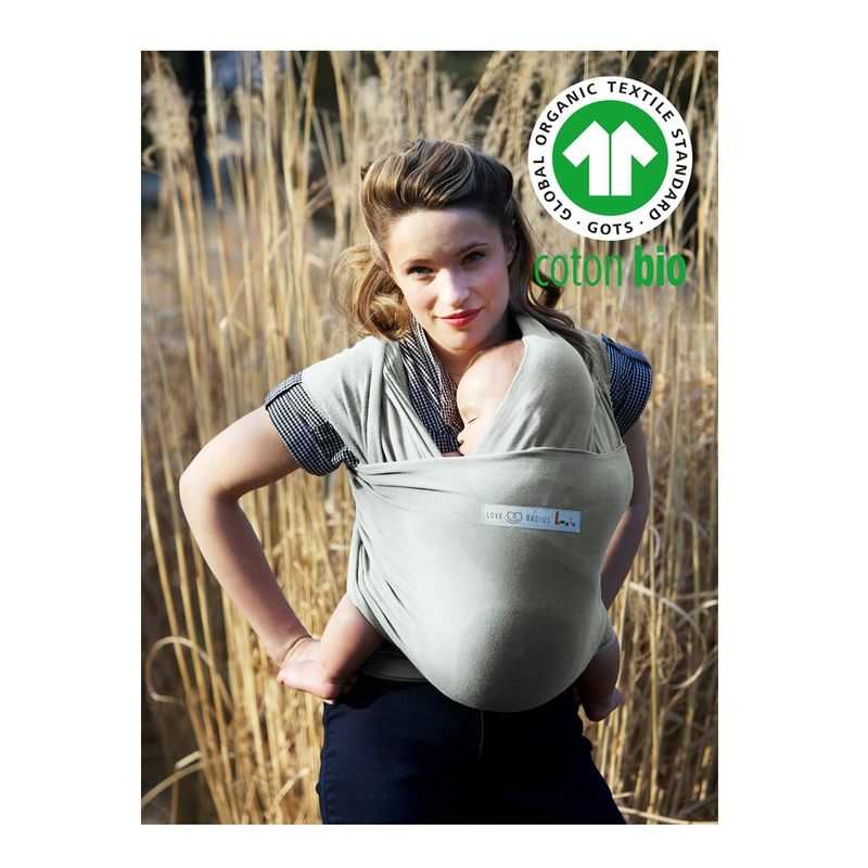 Echarpe de portage Basic coton bio perle Love Radius by JPMBB
