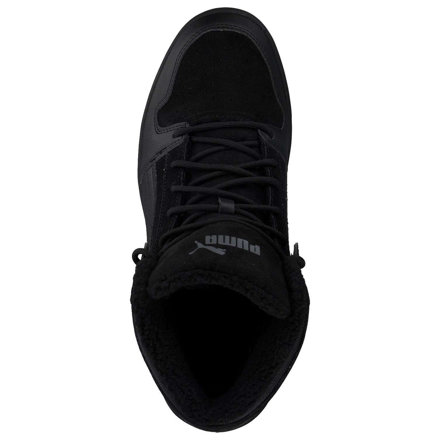 Puma Rebound 369831, Sneakers High, Herren, Schwarz (Puma Black/Castlerock)