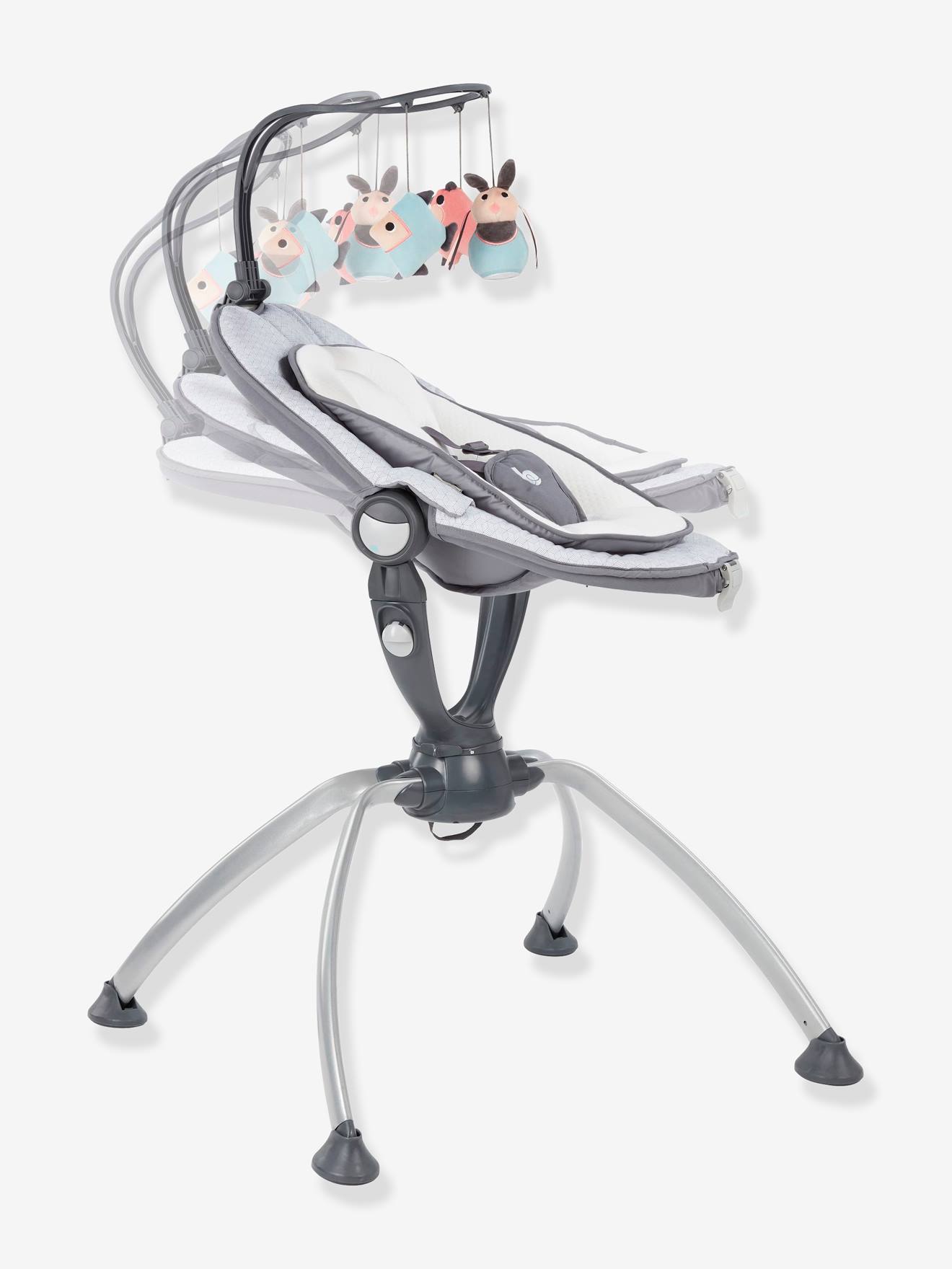 Babymoov Babywippe SWOON UP GRAPHIK mit Spielbogen BABYMOOV - grau/weiß
