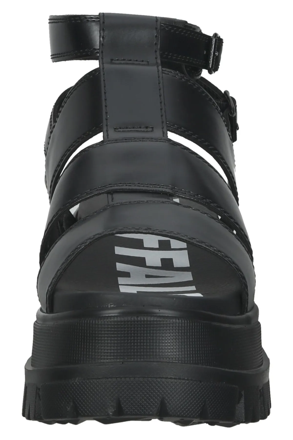 Buffalo  Sandalette - Schwarz - Flacher Absatz