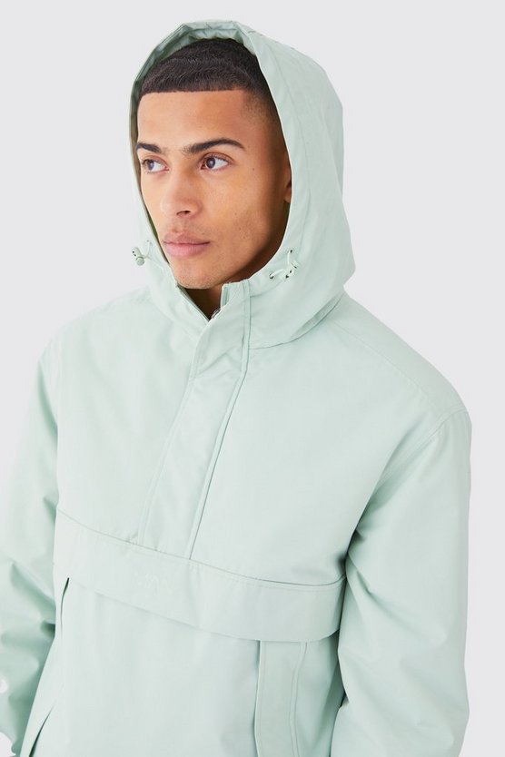 Man Parka mit Kapuze
