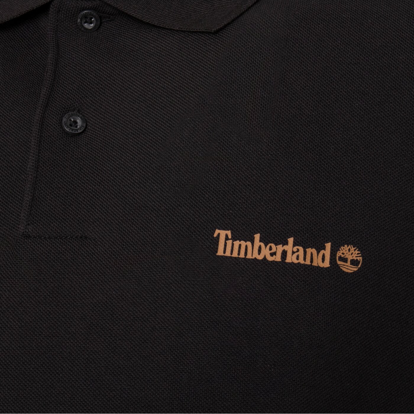 TIMBERLAND POLO SMALL LOGO PRINT POLO Schwarz