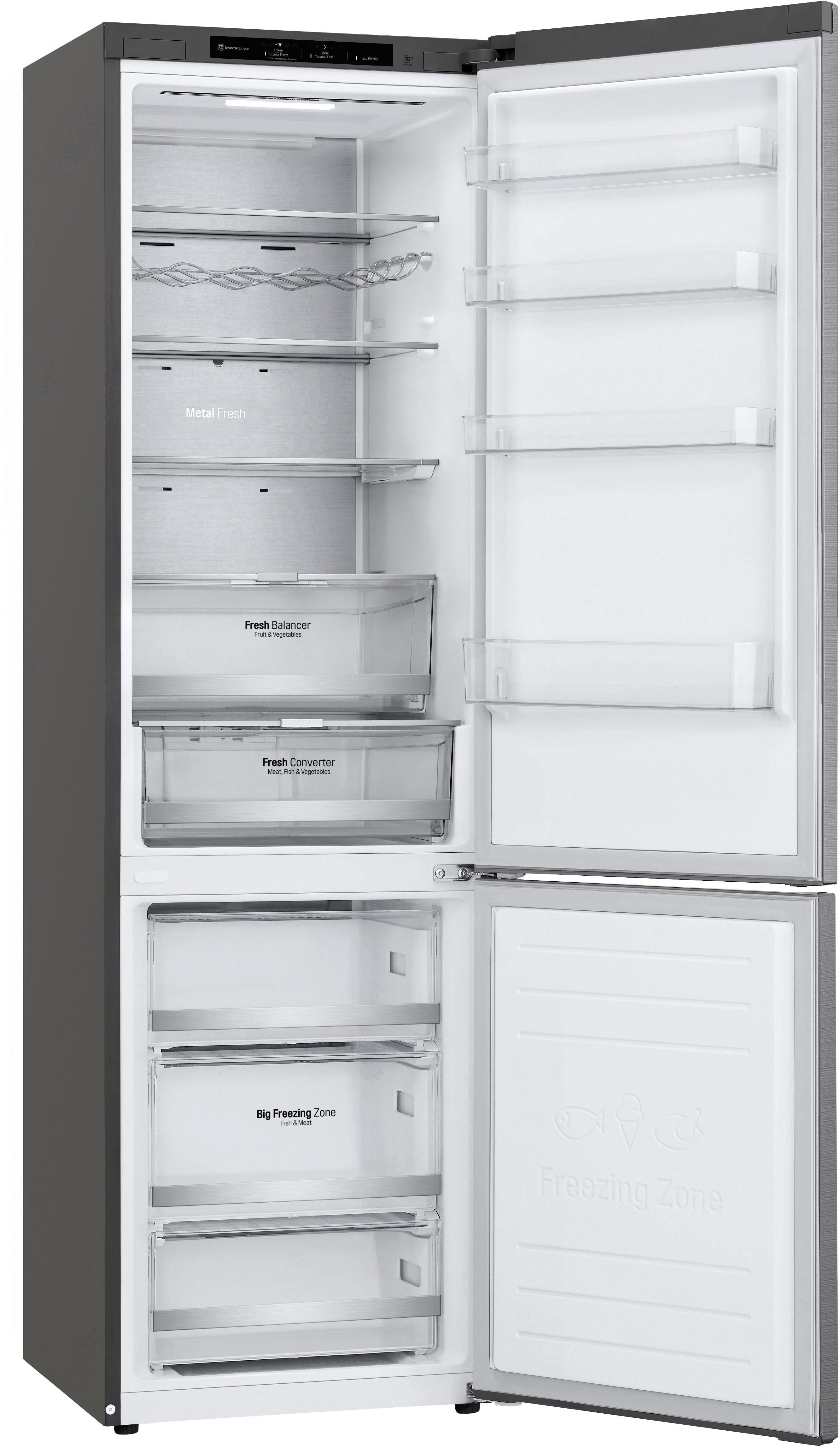 LG Kühl-/Gefrierkombination GBB72PZECN1, 203 cm hoch, 59,5 cm breit