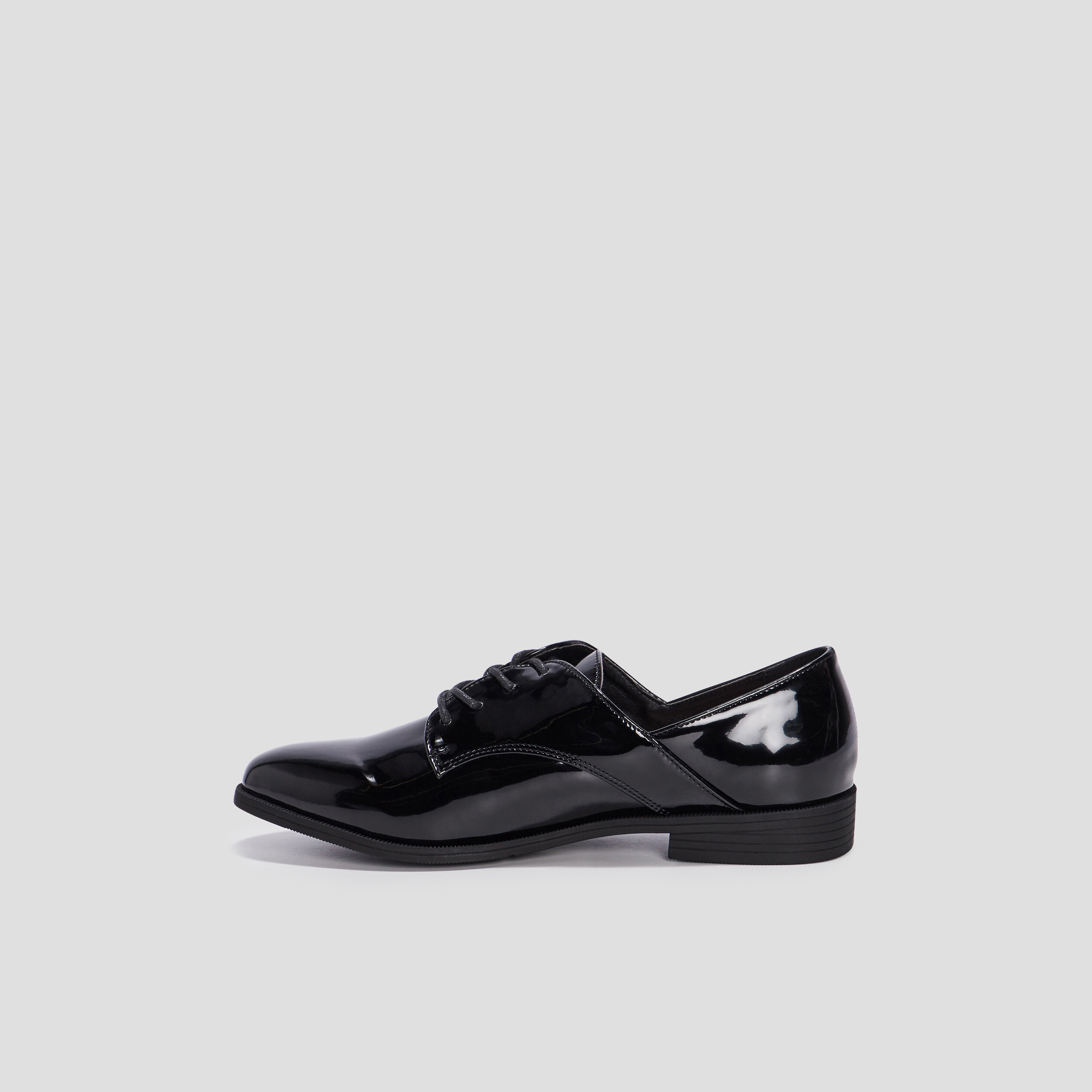 Derbies vernies noir femme | La Halle