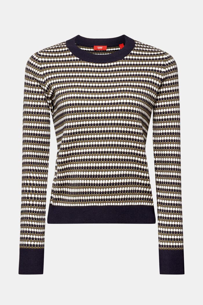Mehrfarbiger Pullover, Baumwollmix