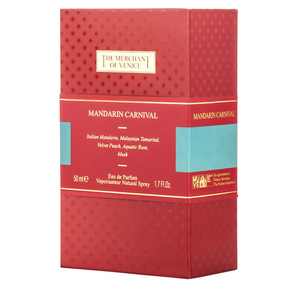 THE MERCHANT OF VENICE Murano Collection Mandarin Carnival Eau de Parfum Nat. Spray