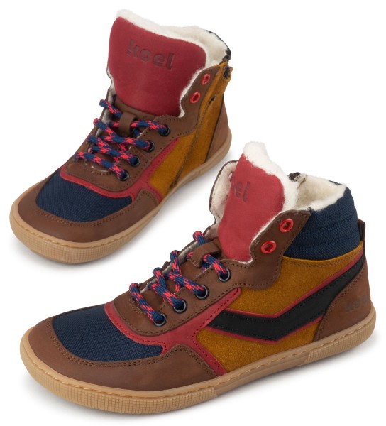 Koel bare ~ Danish MidCut Sneaker Winter ~ Chocolate