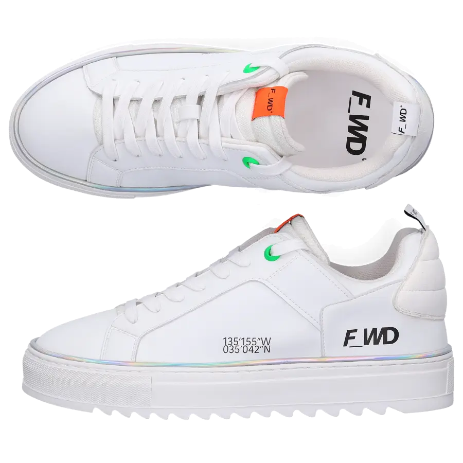 F_WD - Sneaker low XP1_SHEM X Eco Econappa Logo weiß - weiß