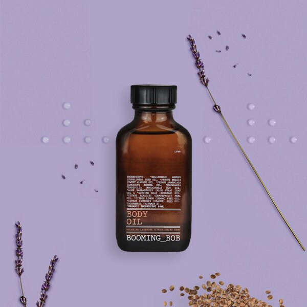 Booming Bob Body Oil Relaxing Lavender Körperöl
