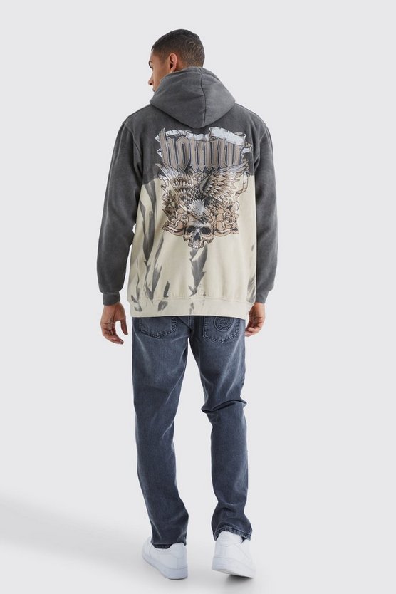 Oversize Hoodie mit Print