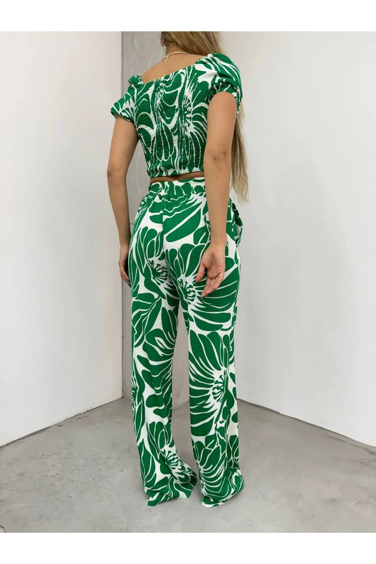 BİKELİFE  Bustierhose mit Blumenmuster für Damen im Doppelset