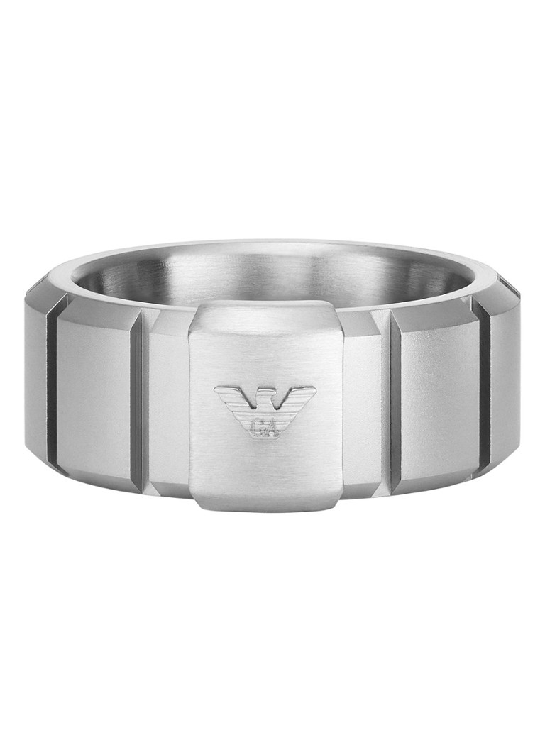 Emporio Armani  Ring met logo EGS3081040