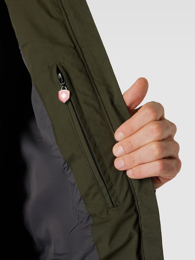 Funktionsjacke mit Kapuze Modell 'POLAR' in olivgrün