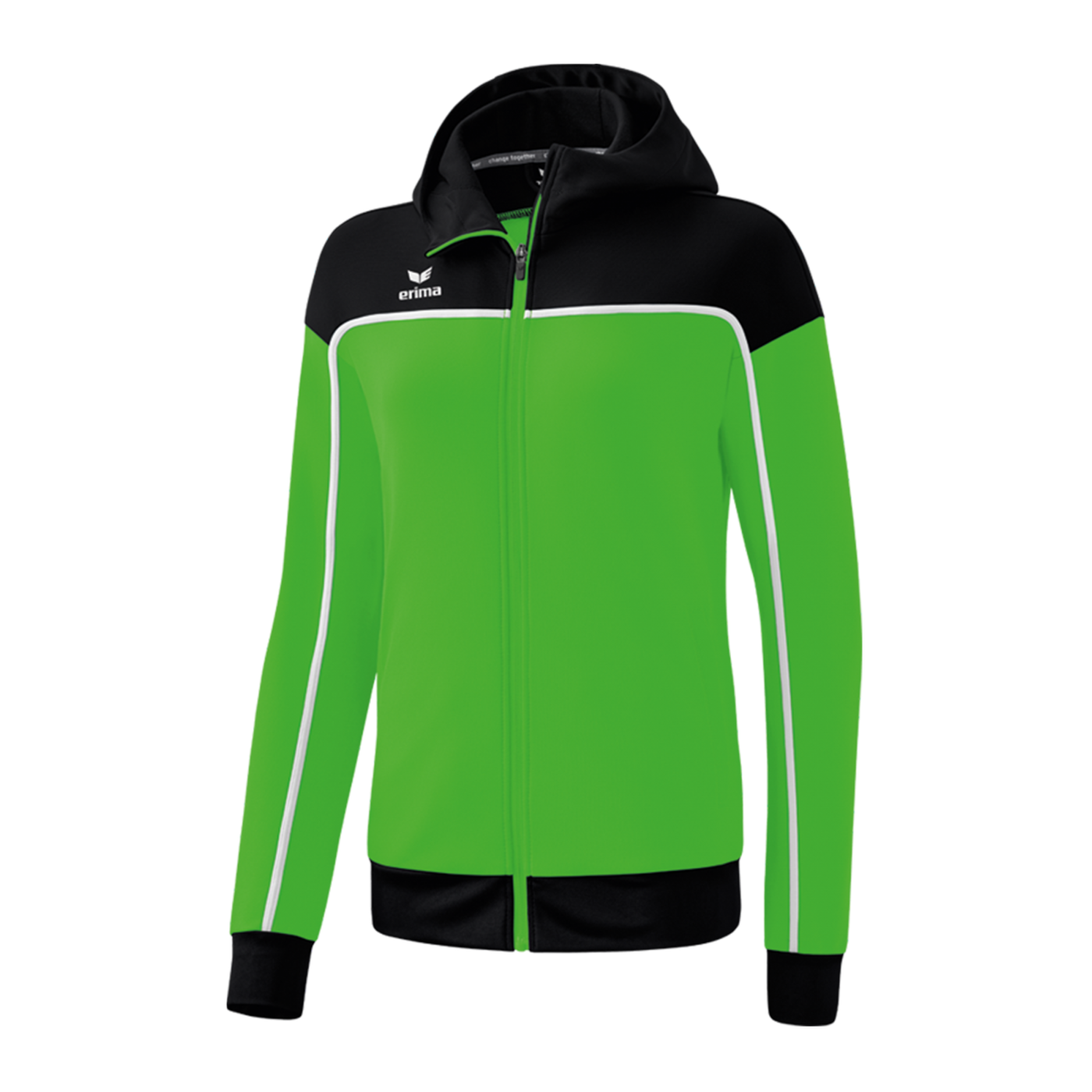 Erima Change Kapuzenjacke Damen Grün Schwarz