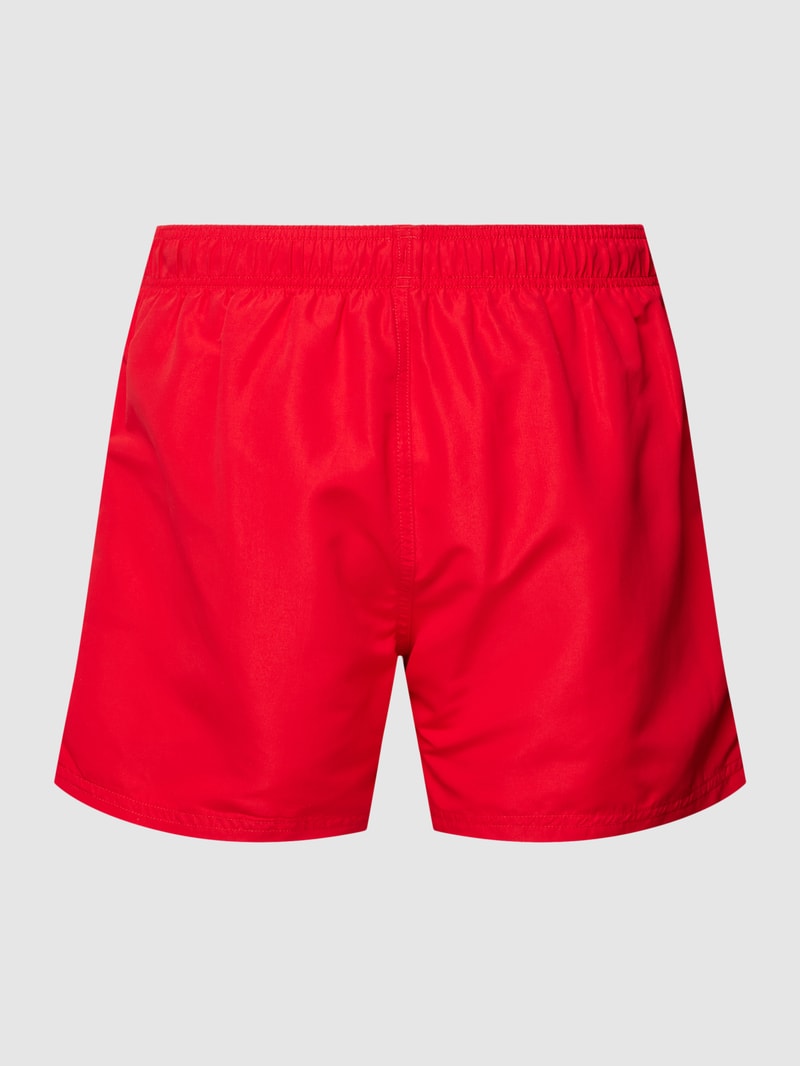 Badehose mit Stretch-Anteil Modell 'Aquarium' in rot